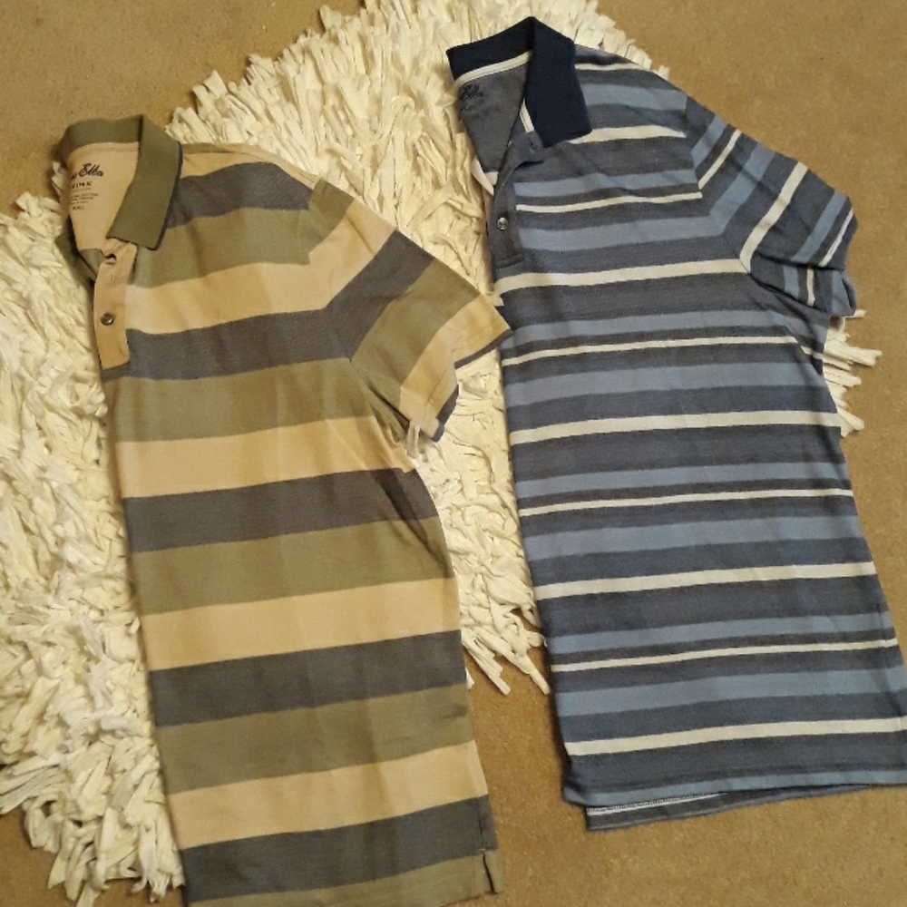 Tasso Elba collared polo golf shirts bundle